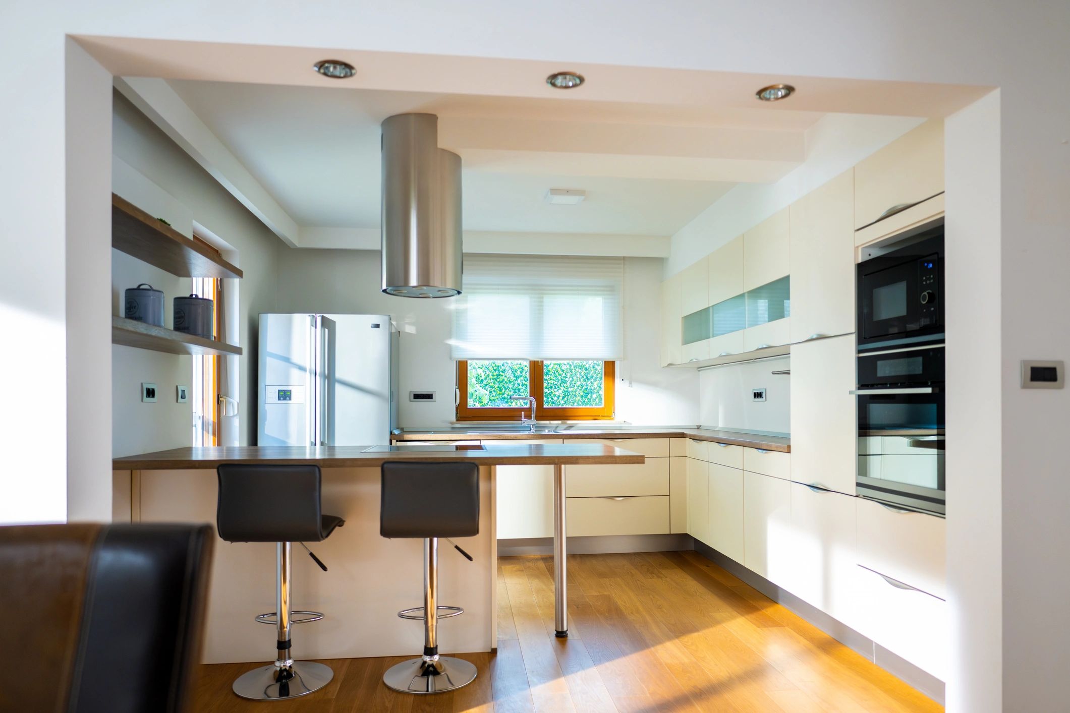 Bright remodeled kitchen with clean finishes